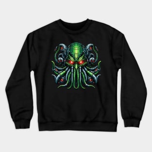 Biomech Cthulhu Overlord S01 D35 Crewneck Sweatshirt